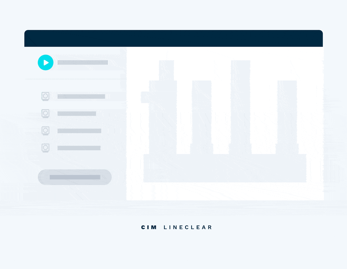 Assisted line clearance with simplified UI